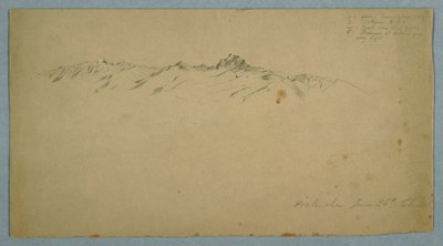 Mount Pichincha fra Chillo, Ecuador af Frederic Edwin Church