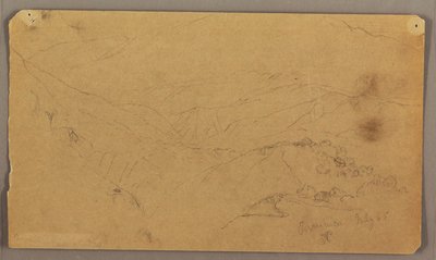 Bjerglandskab, Jamaica af Frederic Edwin Church