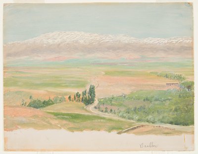 Bjerge nær Baalbec af Frederic Edwin Church