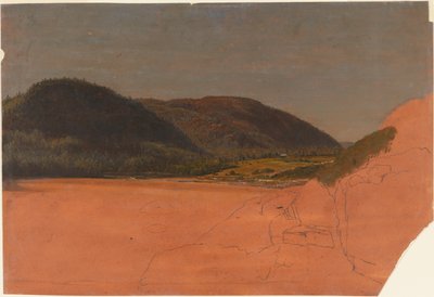 Mt. Desert Island , landskab af Frederic Edwin Church