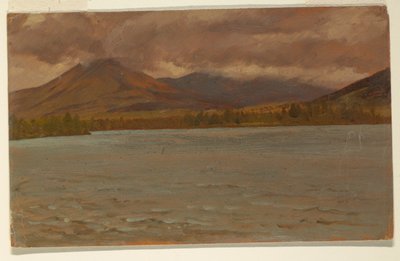 Katahdin-bjerget fra Katahdin-søen af Frederic Edwin Church