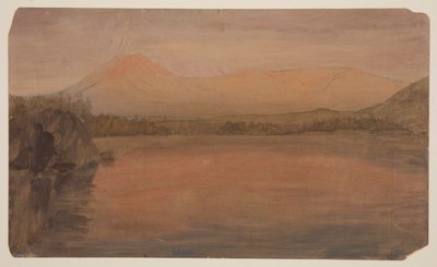 Mts. Katahdin og Turner fra Lake Katahdin af Frederic Edwin Church