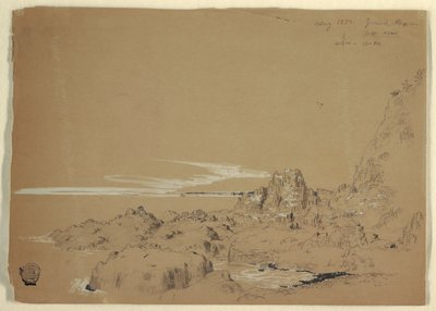 Rocky Coast, Grand Manan, Canada af Frederic Edwin Church