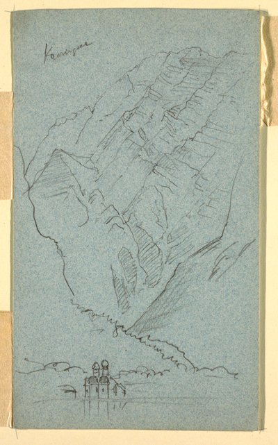 Bredden af Konigssee, B af Frederic Edwin Church