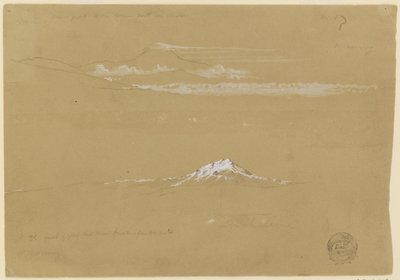 Sincholagua, morgen, fra Solens Tempel, Quito af Frederic Edwin Church