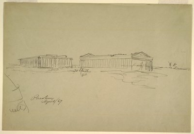 Skitser, Paestum, Syditalien af Frederic Edwin Church