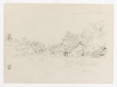 Gade i Mompos, Colombia af Frederic Edwin Church