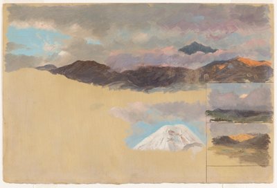 Undersøgelser af Mount Chimborazo, Ecuador af Frederic Edwin Church