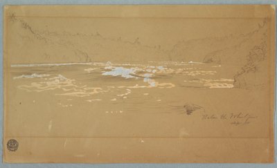 Floden "Below the Whirlpool" af Frederic Edwin Church