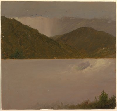 To Cloud og Mountain Top Studier, Jamaica af Frederic Edwin Church