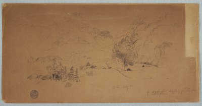 Udsigt over Toche, Colombia af Frederic Edwin Church