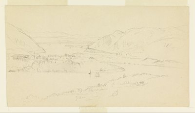 Udsigt over West Point fra Castle Rock af Frederic Edwin Church