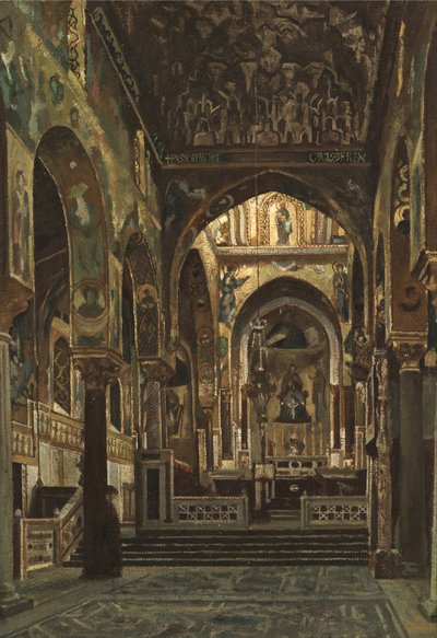 Palatinerkapellet, Palermo af Frederic Leighton