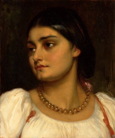 Leder af en romersk model, af Frederic Leighton
