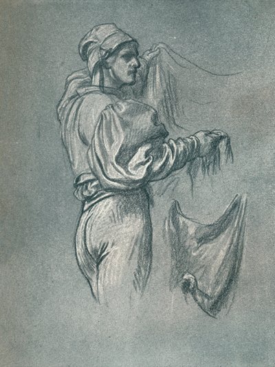 Studie for The Arts of Industry as Applied to War, c1870, 1897 af Frederic Leighton
