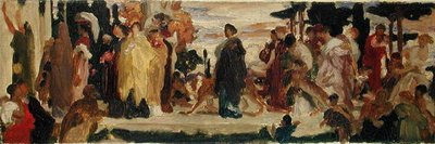 Studie til den syrakusiske brud (olie på lærred) af Frederic Leighton