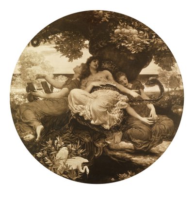The Garden of Hesperides (fotogravure) af Frederic Leighton