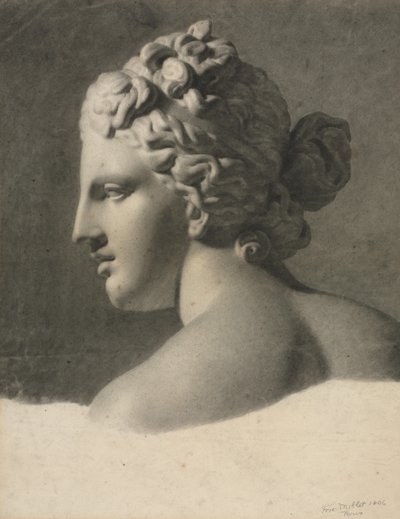 Studie af en gipsafstøbning (a la bosse) af Frederic Millet