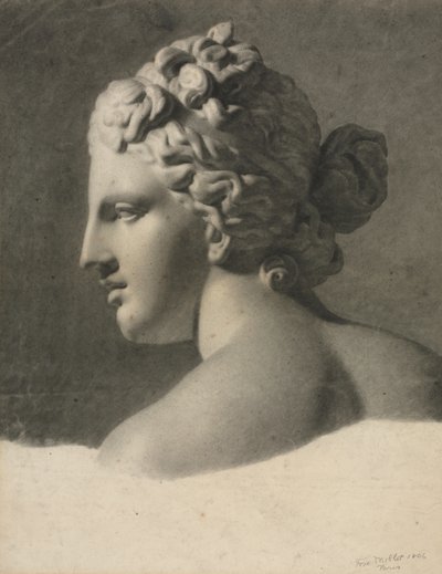 Studie af en gipsafstøbning (a la bosse) af Frederic Millet