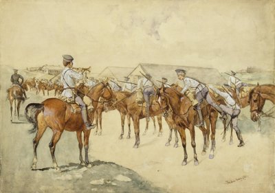 En opfordring til at gribe til våben af Frederic Remington