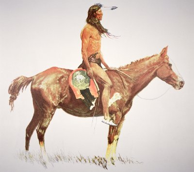 En Cheyenne modig af Frederic Remington