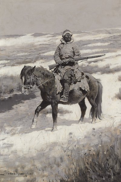 A Manchurian Bandit, c.1904dani af Frederic Remington