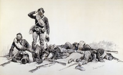 Efter Slaget af Frederic Remington