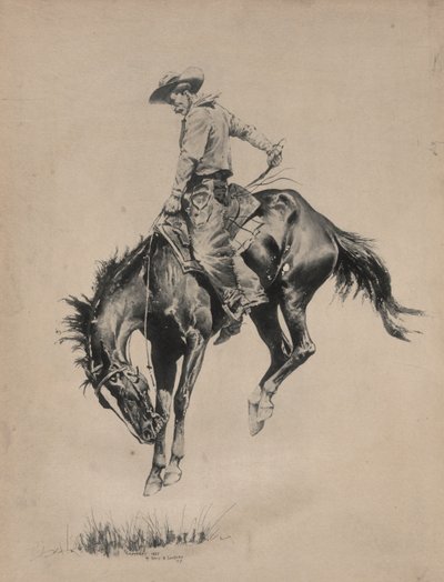 Bronco Buster af Frederic Remington