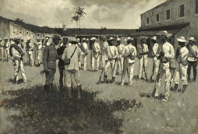 Opløsning af Gomez-hæren, 1899 af Frederic Remington