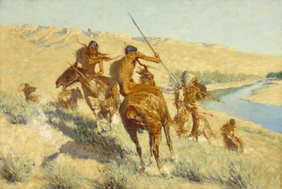 Episode af Buffalo Gun af Frederic Remington