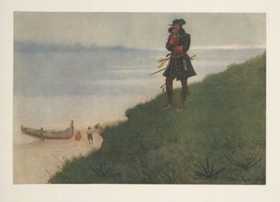 La Salle fra Colliers Weekly, pub. 1906 af Frederic Remington