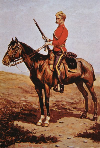 North-West Mounted Police of Canada af Frederic Remington