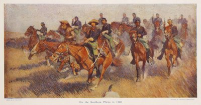 På den sydlige sletter i 1860, pub.1909 af Frederic Remington
