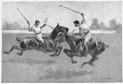 Polo spillere af Frederic Remington