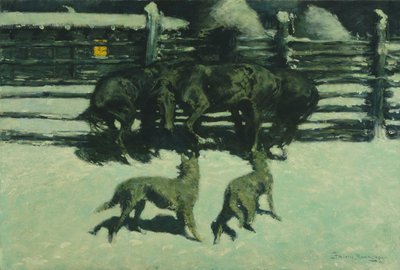 Kaldet på hjælp af Frederic Remington