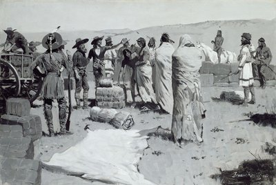 Tolken vinkede til de unge af Frederic Remington