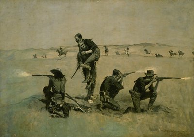Den sidste kamp af Frederic Remington