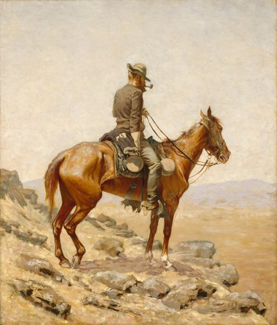 Udkigsstedet, 1887 af Frederic Remington