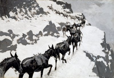 Mule-pakken af Frederic Remington