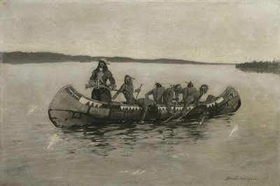 Dette var en fatal indskibning, 1898 af Frederic Remington