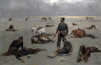 Hvad en umærket ko har kostet, 1895 af Frederic Remington
