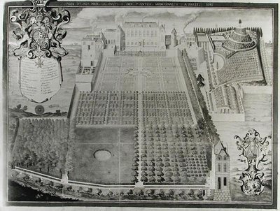 The Kings Medicinal Plant Garden, 1636 af Frederic Scalberge