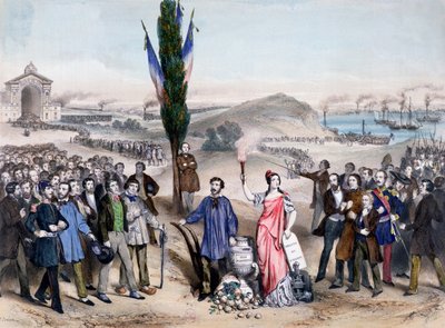 Almindelig Valgret, 1850 af Frederic Sorrieu