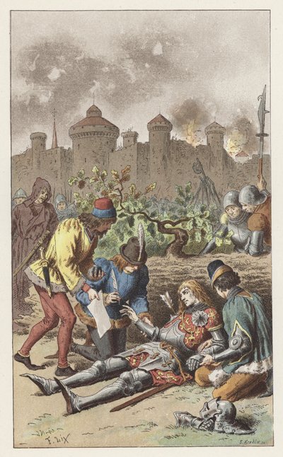 Dette er den store hertug af Maine (farve litho) af Frederic Theodore (after) Lix