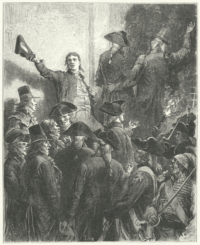 Girondinernes undergang af Frederic Theodore (after) Lix