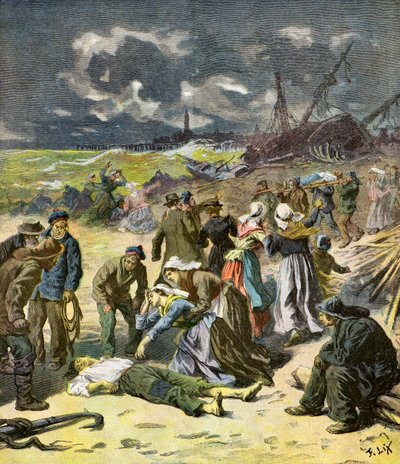 Fund af døde sømænd af Frederic Theodore Lix