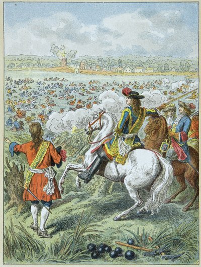 Passage af Rhinen af kong Ludvig XIVs hære af Frederic Theodore Lix