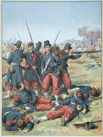Sergent Blandan, 11. april af Frederic Theodore Lix