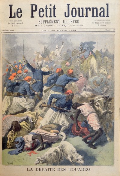 The Defeat of the Tuaregs, forside af 