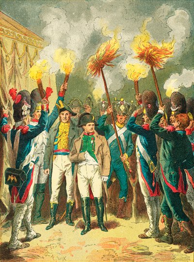 Aftenen til slaget ved Austerlitz af Frederic Theodore Lix
